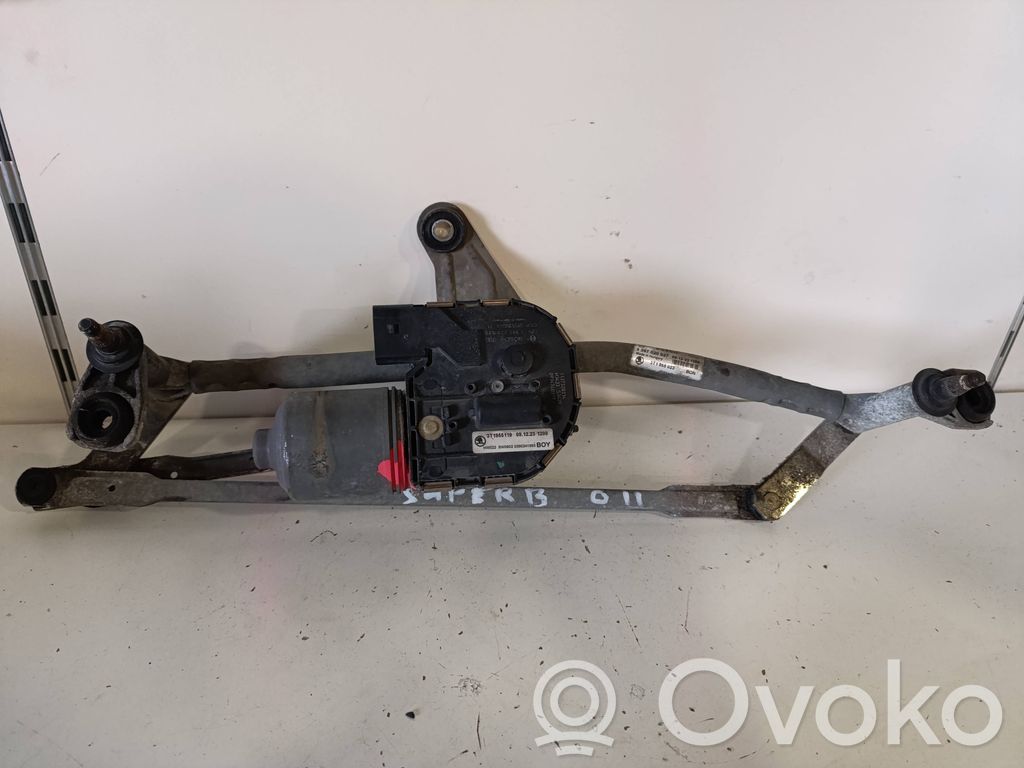 Skoda Superb B6 (3T) Motor și paralelogram ștergător parbriz 
