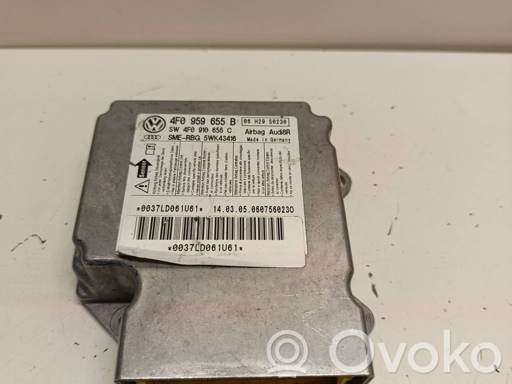 Airbag control unit/module   4F0959655B,4F0910655C,06H29S0230,5WK43416