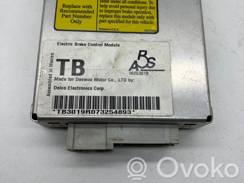 ABS control unit/module   16253019,TB3019R073254893