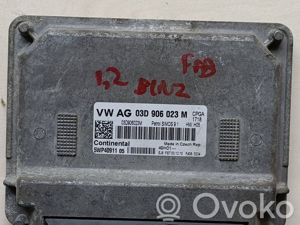 Engine control unit/module   03D906023M,5WP4091105