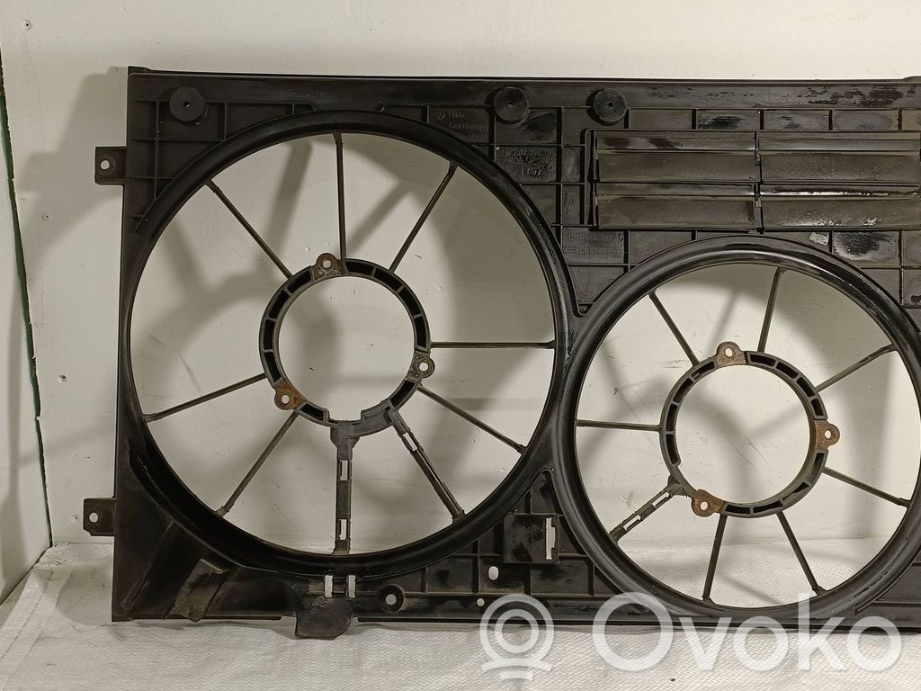 Volkswagen PASSAT B7 Ventilador eléctrico del radiador 