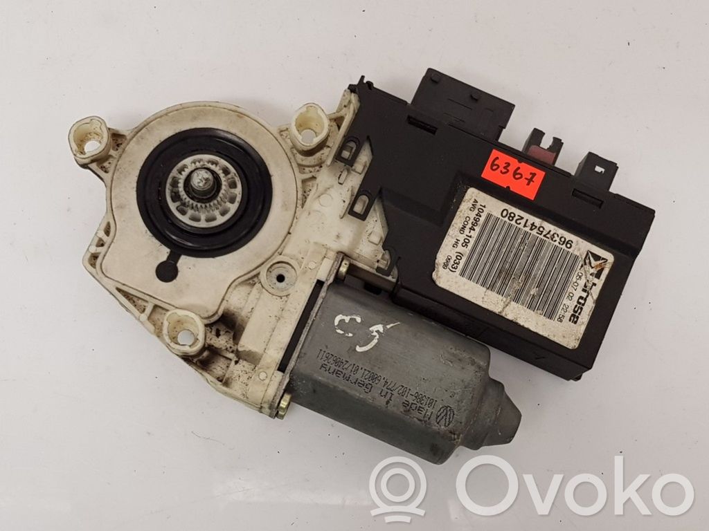 Citroen C5 Front door window regulator motor 