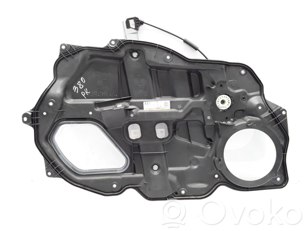 Mazda 2 Front window lifting mechanism without motor 
