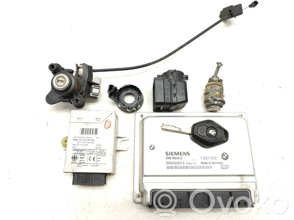 BMW Z4 E85 E86 Engine ECU kit and lock set 