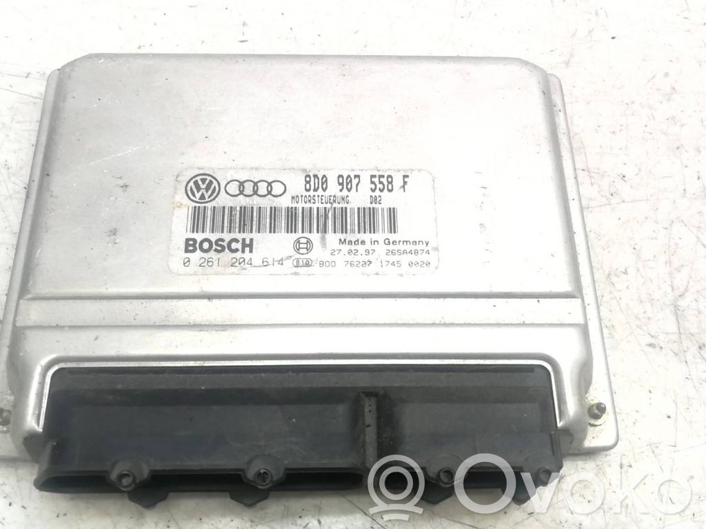 Engine control unit/module   8D0907558F,26SA4874,0261204614