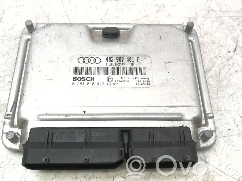 Engine control unit/module   4B2907401F,28SA5208,0281010443