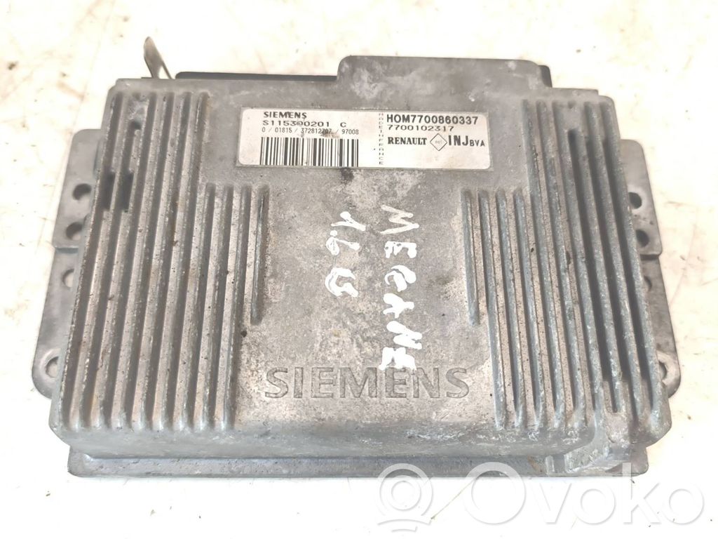 Renault Megane I Engine control unit/module 