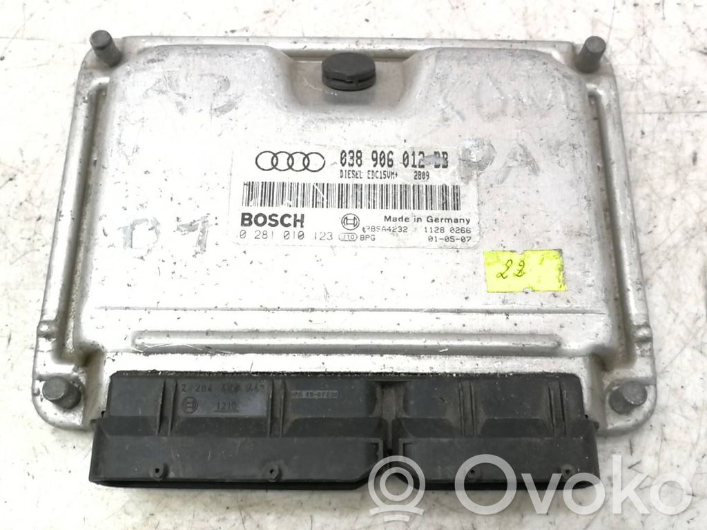 Engine control unit/module   038906012BB,0281010123,28SA4232