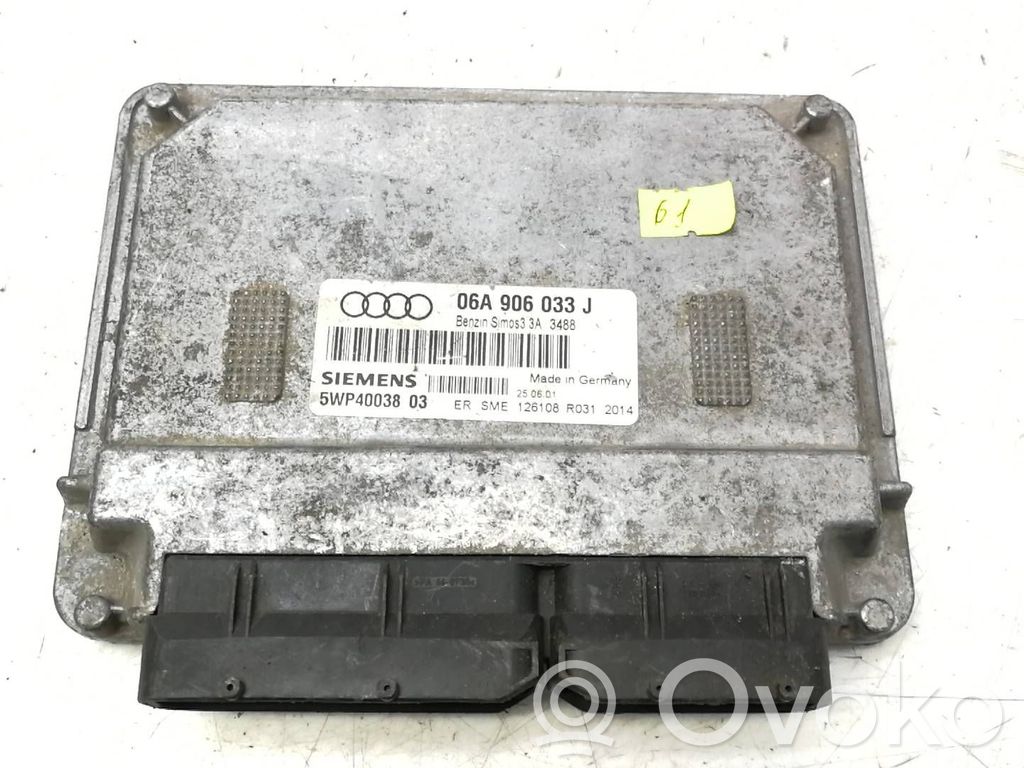 Engine control unit/module   06A906033J,5WP4003803