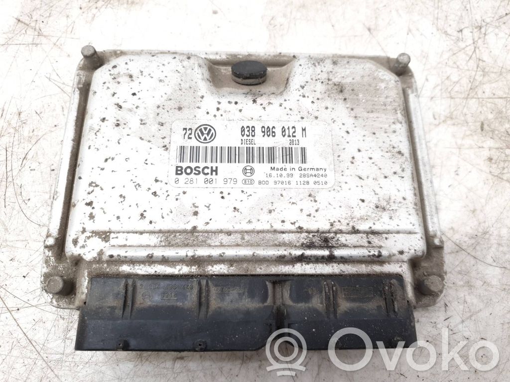 Engine control unit/module   038906012M,0281001979,28SA4240