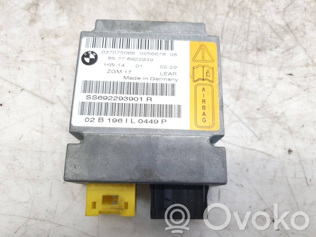 Airbag control unit/module   037075066,6922939,65776922939