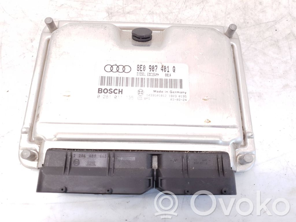 Audi A4 S4 B6 8E 8H Unitate/modul de control motor