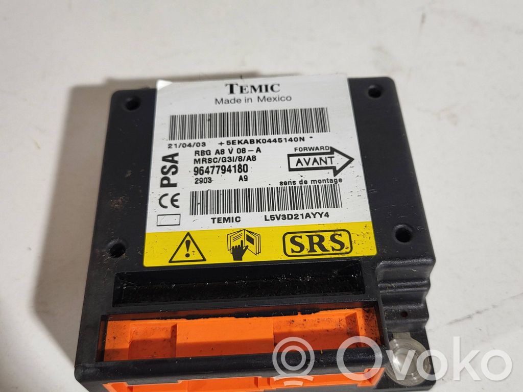 Citroen C3 Airbag control unit/module 