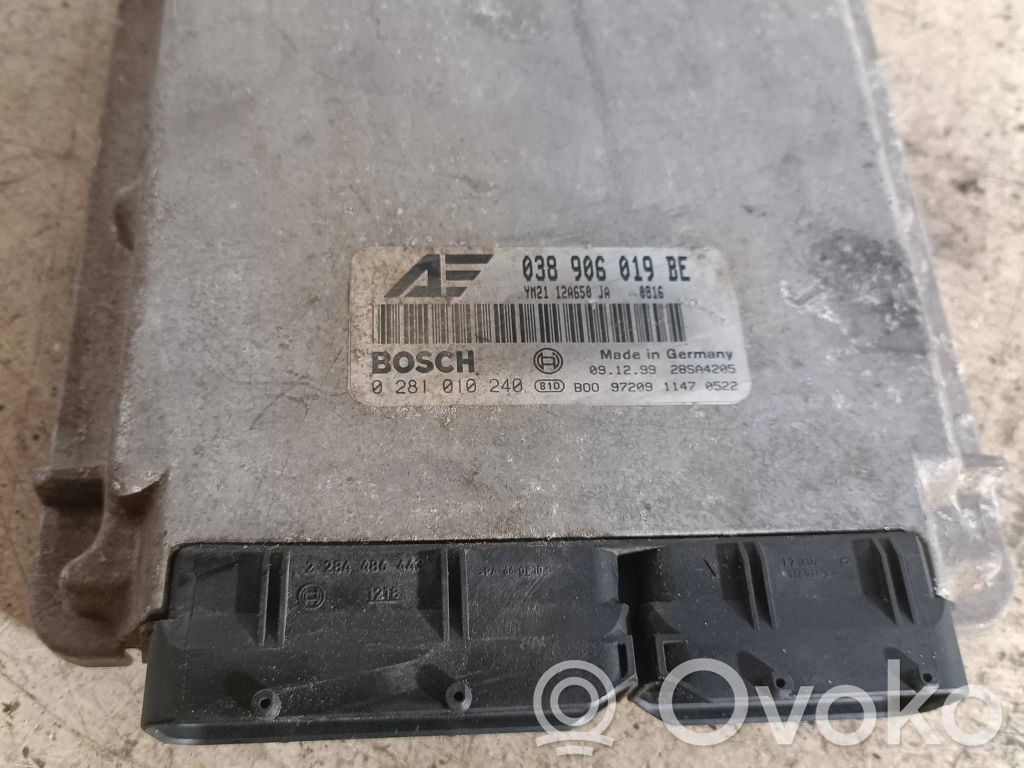 Engine control unit/module   038906019BE,28SA4202,0281010240
