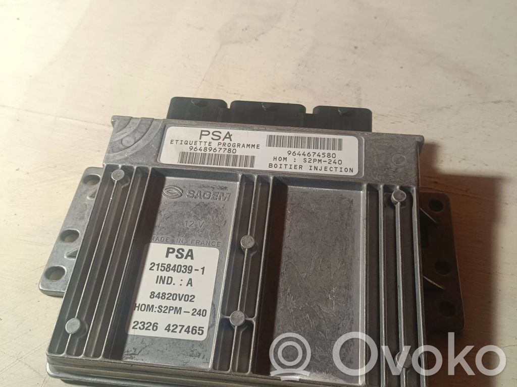 Citroen C5 Engine control unit/module 
