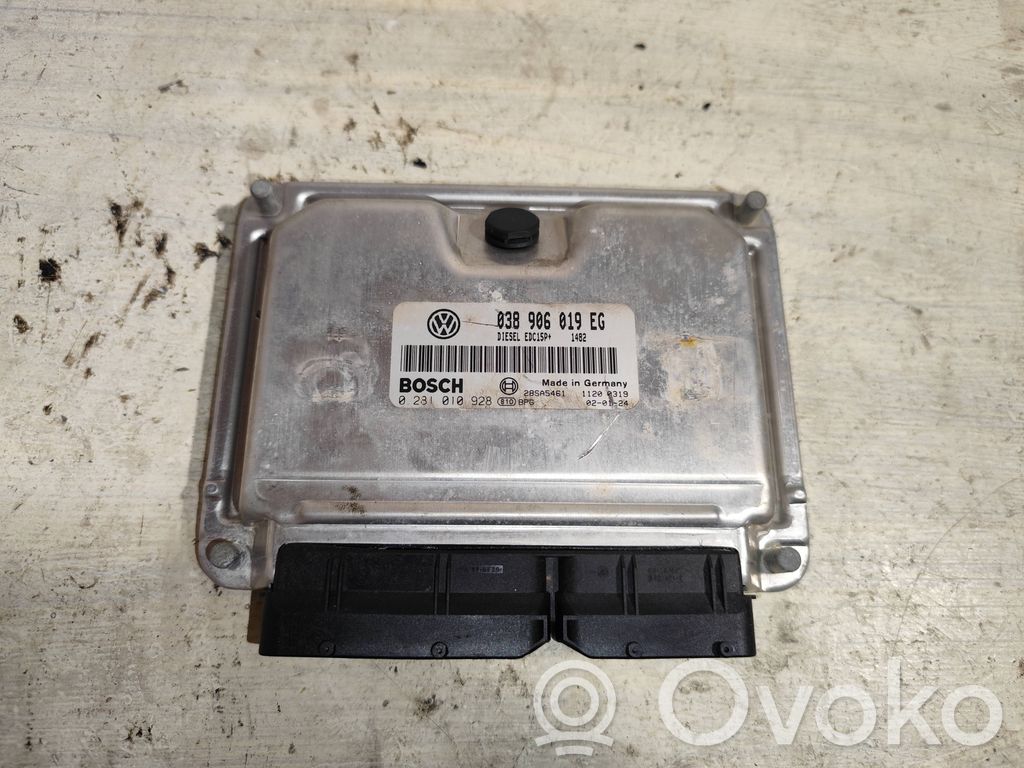 Skoda Superb B5 (3U) Engine control unit/module 