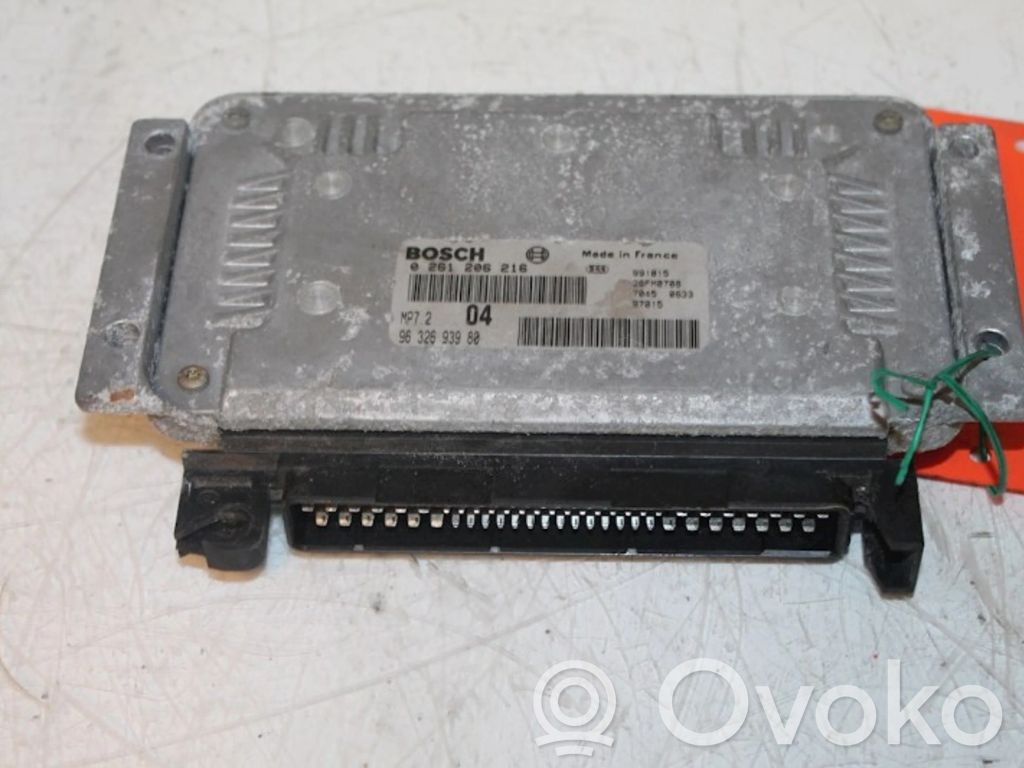 Unidad de control/módulo del motor   0261206216,9632693980,0261206216,9632693980