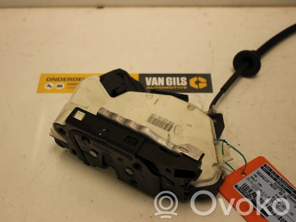 Volkswagen Golf VI Línea de cable de puerta trasera 