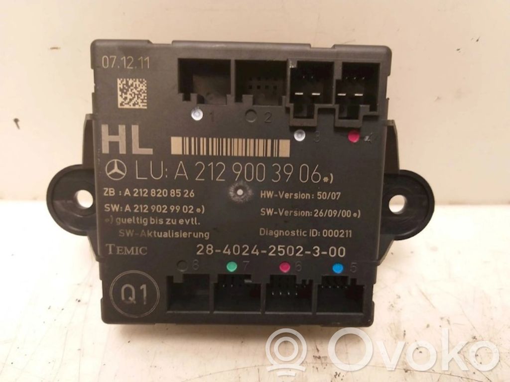 Mercedes-Benz C W204 Unitate/modul de comandă închidere centralizată 