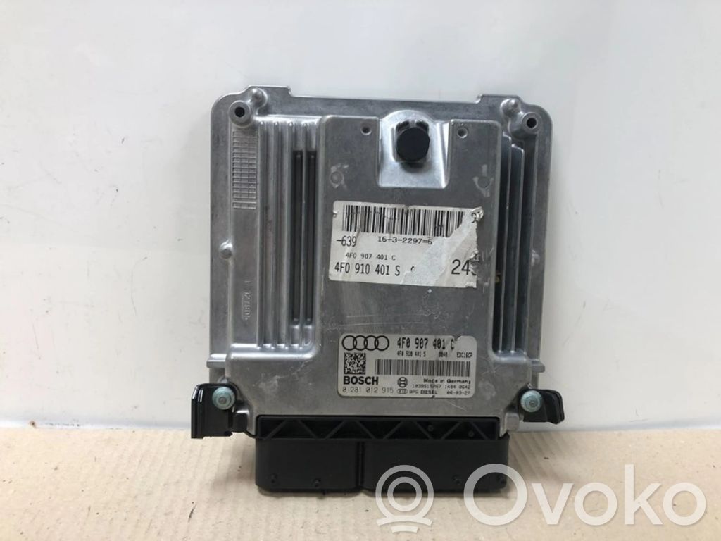 Engine control unit/module   4F0907401C,4F0910401S,0281012915,4F0907401C,4F0910401S