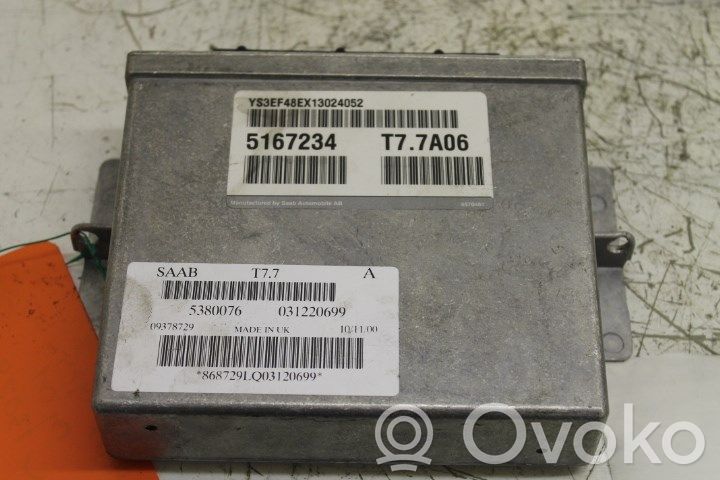 Engine control unit/module   T77A06,5380076,031220699,09378729,5167234,5380076,T77A06,YS3EF48
