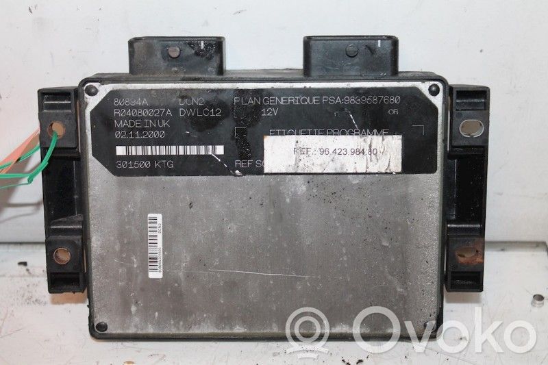 Citroen Berlingo Engine control unit/module 