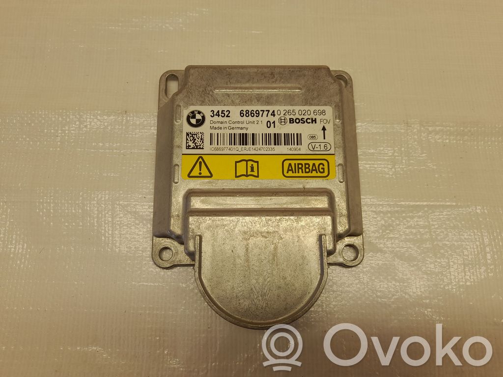 BMW X3 F25 Airbag deployment crash/impact sensor 