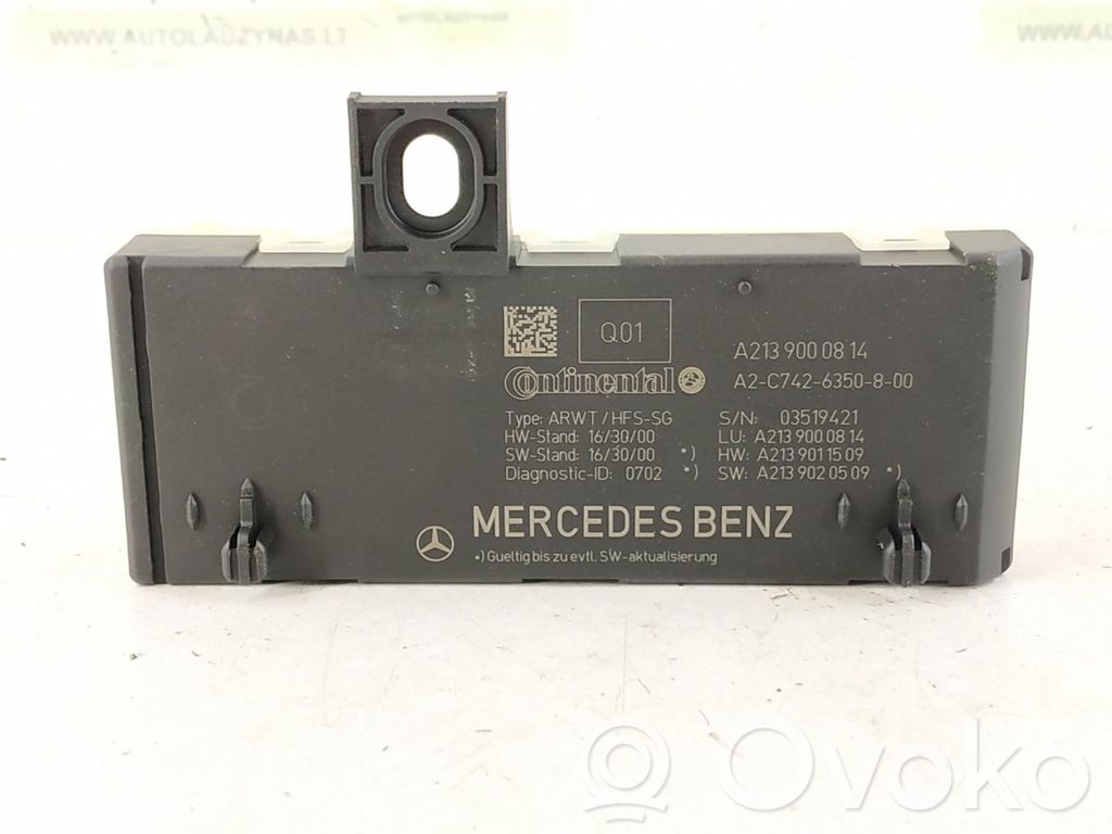 Mercedes-Benz E W213 Tailgate/trunk control unit/module 