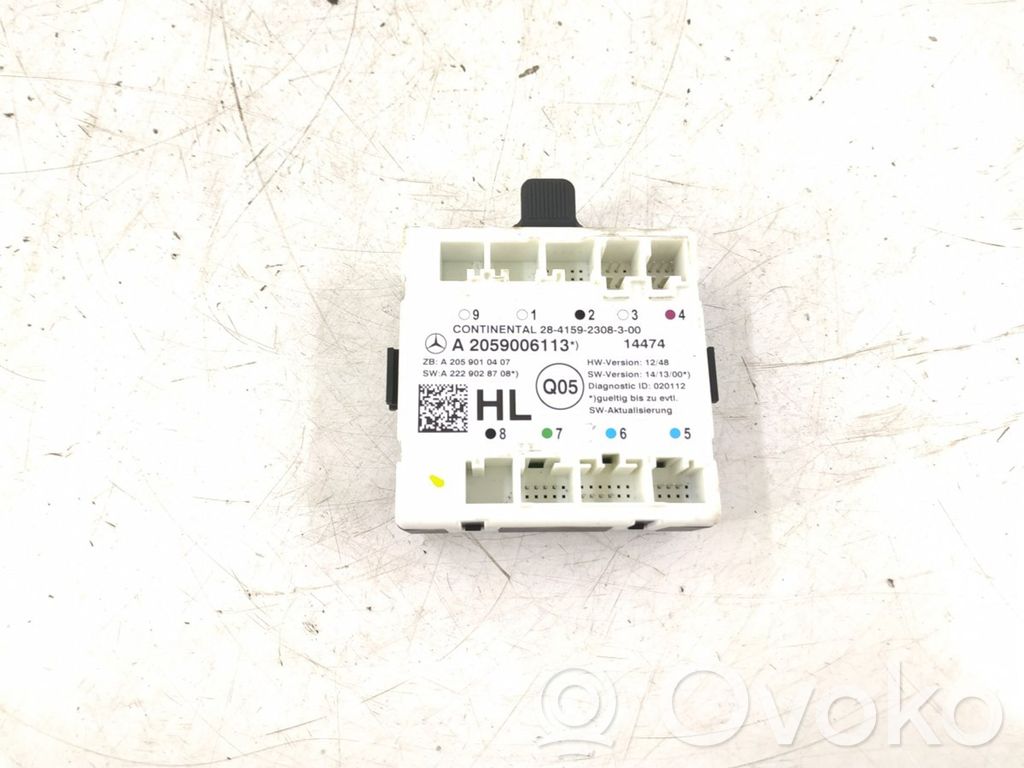 Mercedes-Benz C W205 Door control unit/module 