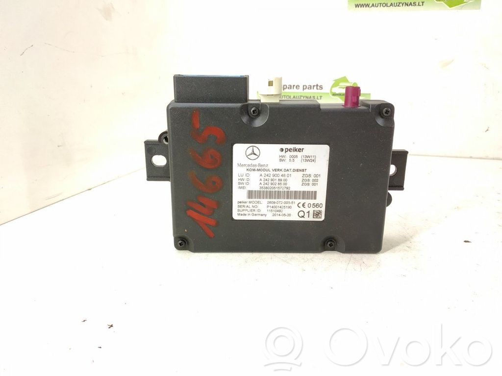 Mercedes-Benz C W204 Aerial antenna amplifier 