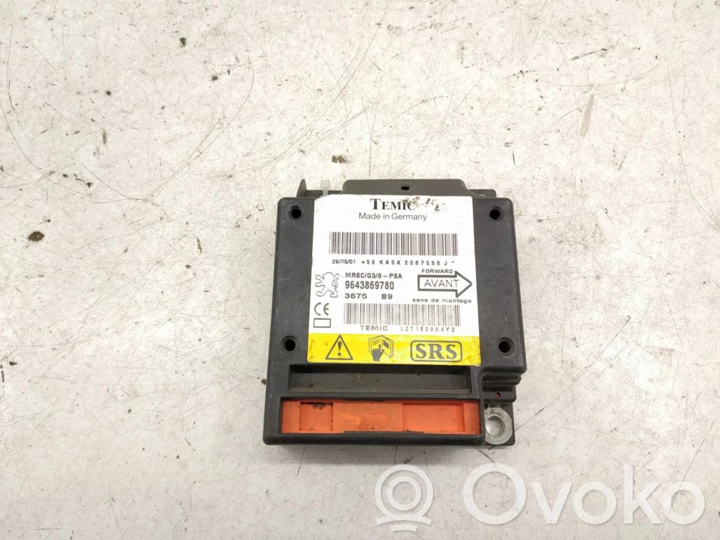 Airbag control unit/module   9643869780,9643869780
