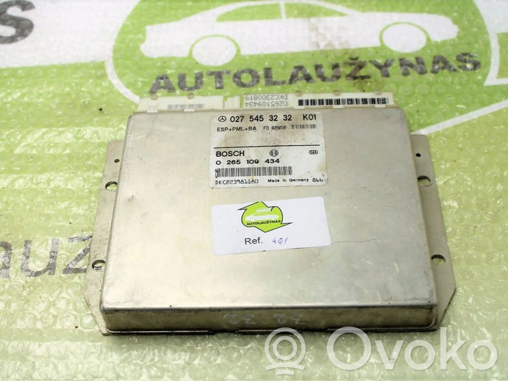 ESP (stability system) control unit   0275453232,A0275453232,0245450632,0275455732,0295457632,A0245450632,A0255456232,A0275455732,A0295457632
