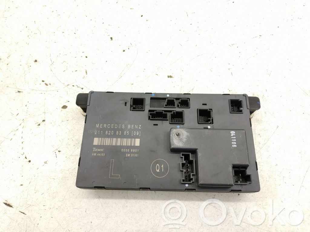Unité de commande module de porte   A2118208385,2118208385,2118208385,A2118208385