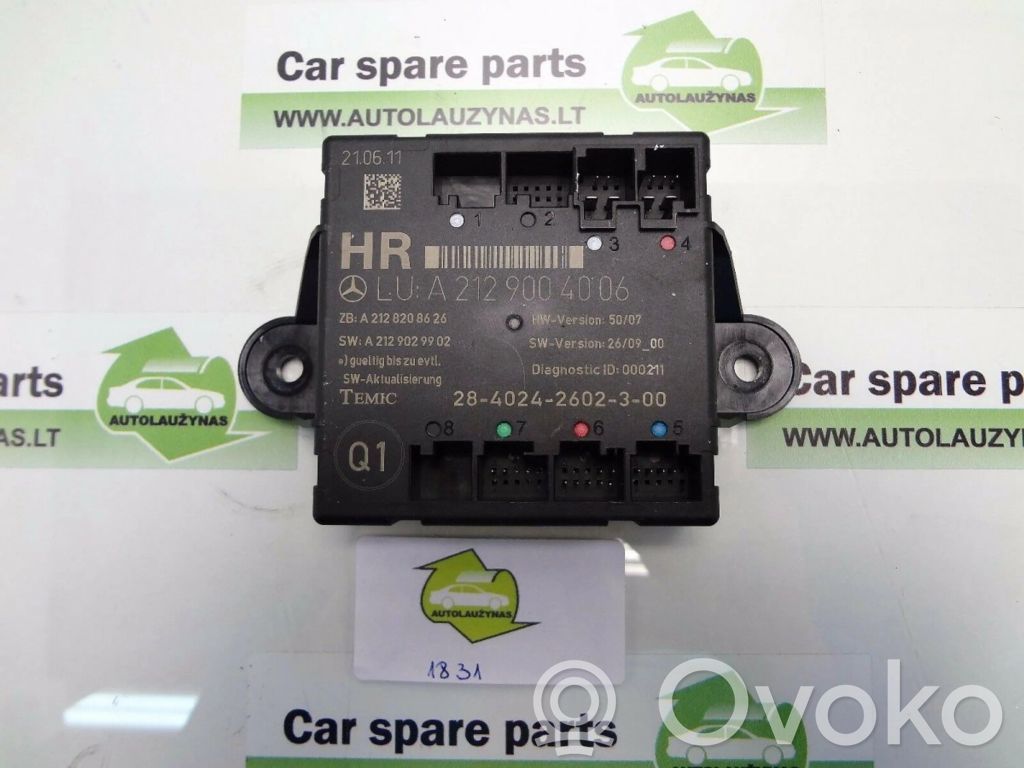 Door control unit/module   2129004006,2129004206,2128208626,2129001327,A2128208626,A2129001327,A2129004006,A2129004206