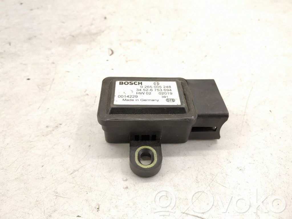 ESP acceleration yaw rate sensor   34526753694,6753694,0014229,02019,0265005248