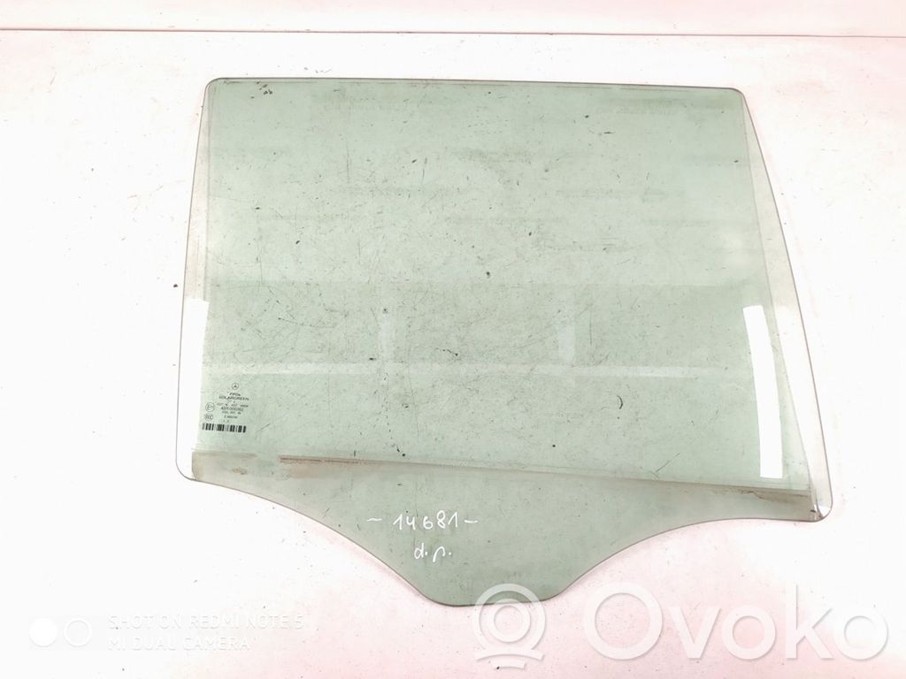 Mercedes-Benz E W211 Rear door window glass 