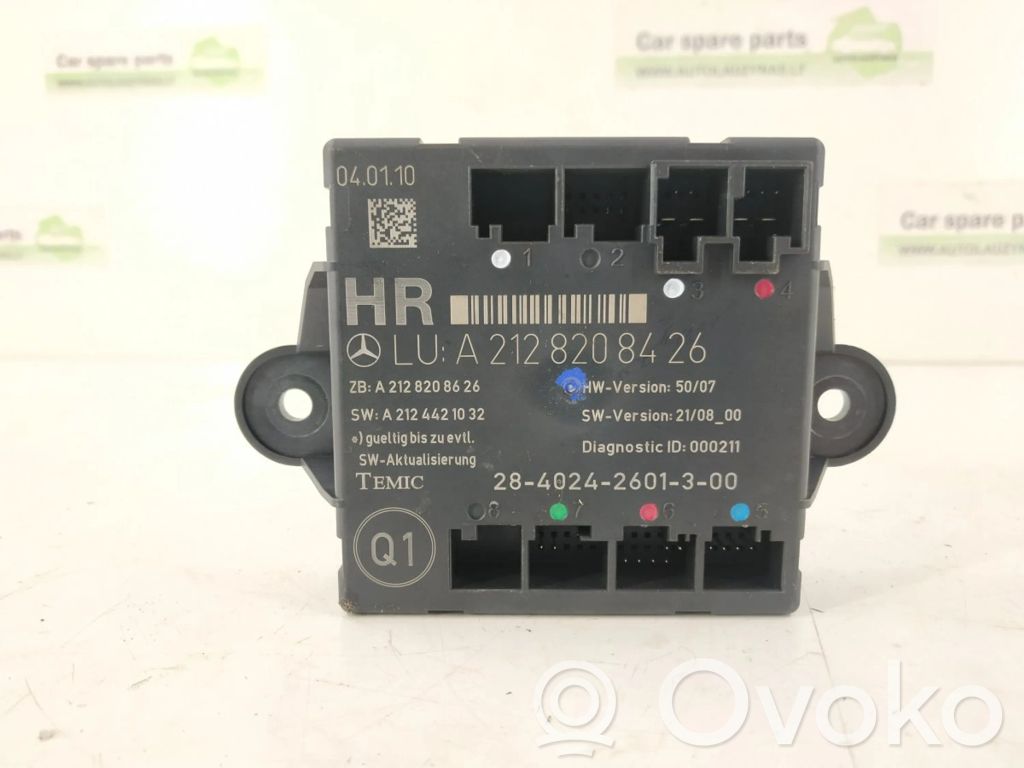 Mercedes-Benz E W212 Door control unit/module 