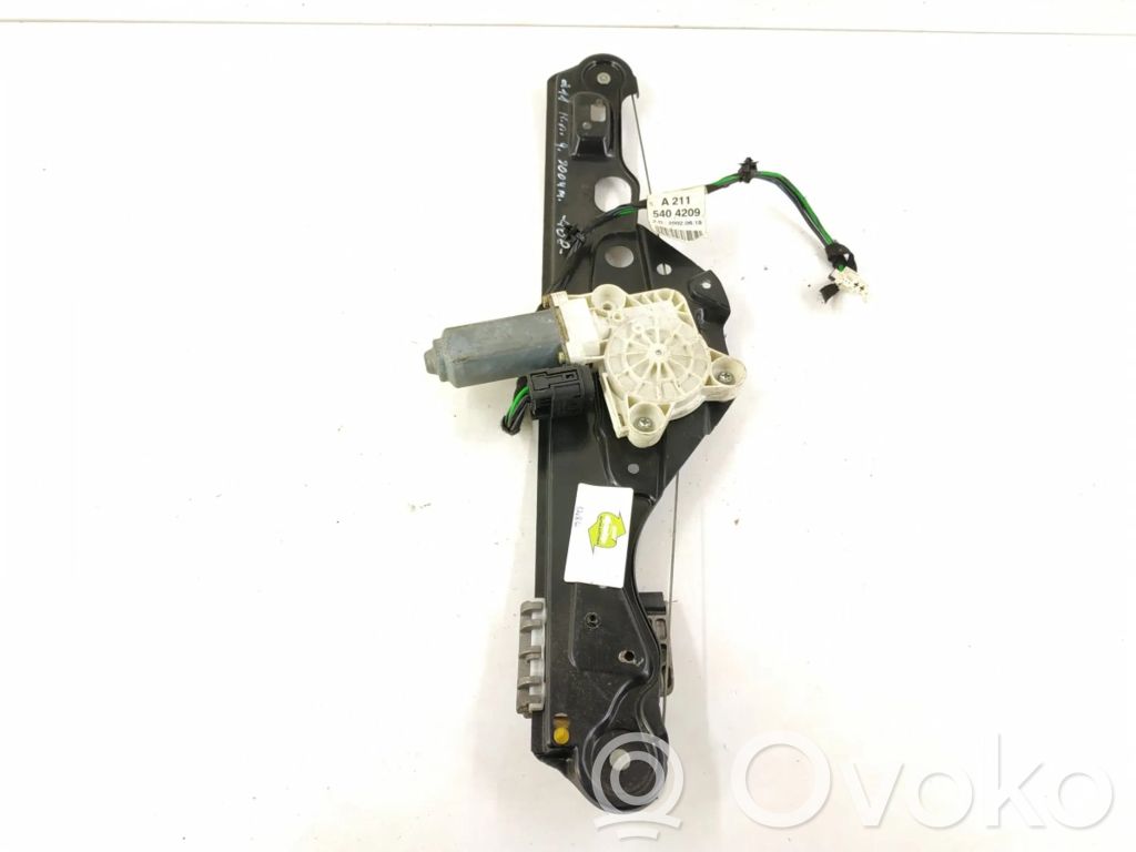 Mercedes-Benz E W211 Mechanizm podnoszenia szyby tylnej bez silnika 