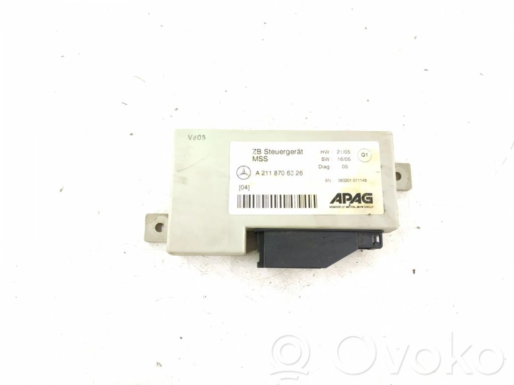 Autres unités de commande / modules   2118706326,2118708126,2118205026,2118206685,2118703085