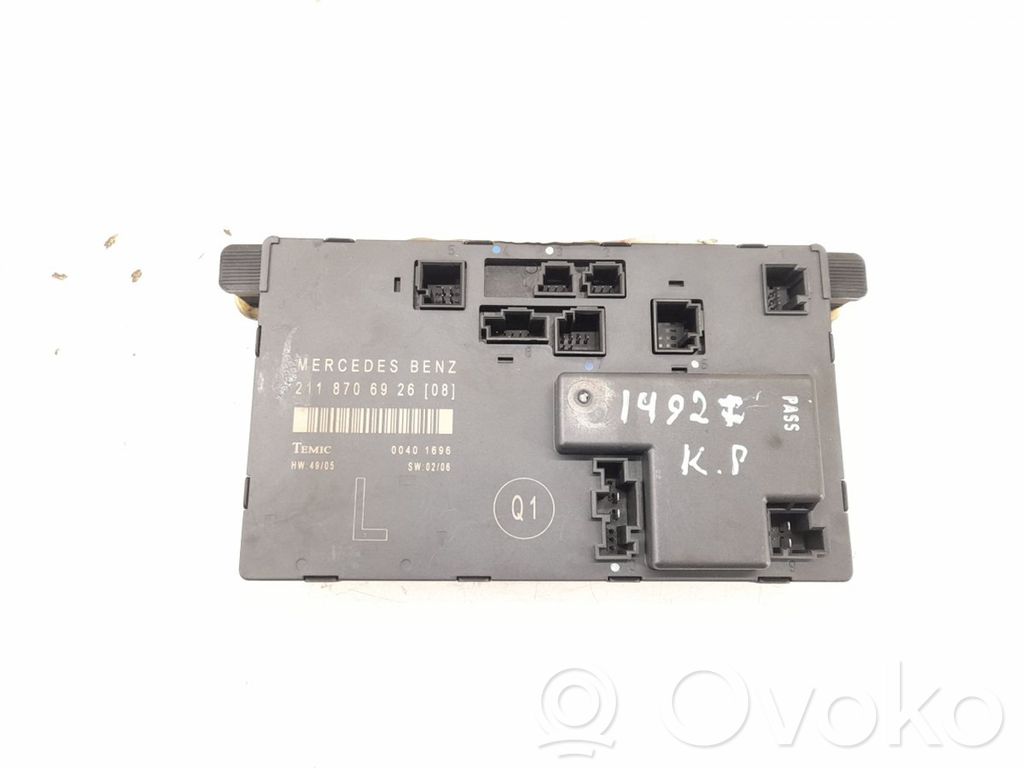 Mercedes-Benz E W211 Door control unit/module 