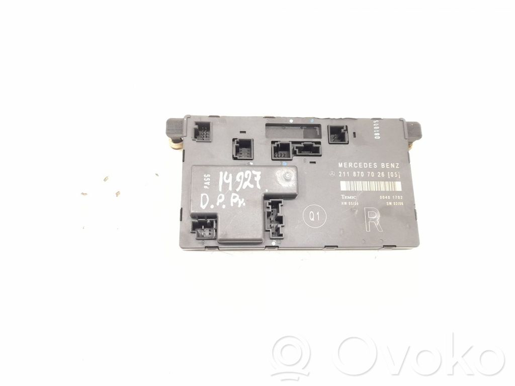 Door control unit/module   2118707026,2118701226,2118701026,2118702885,2118707226,A2118701026,A2118701226,A2118702885,A2118707026,A2118707226