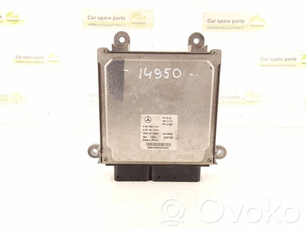 Mercedes-Benz SLK R172 Engine control unit/module 
