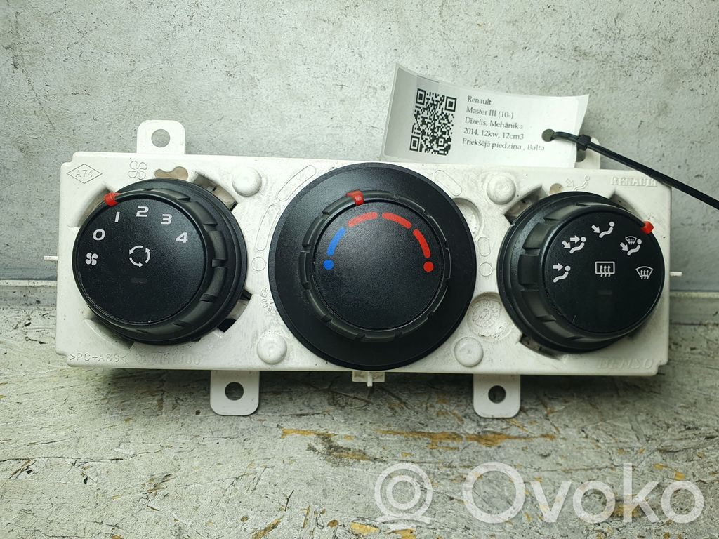 Renault Master III Climate control unit 