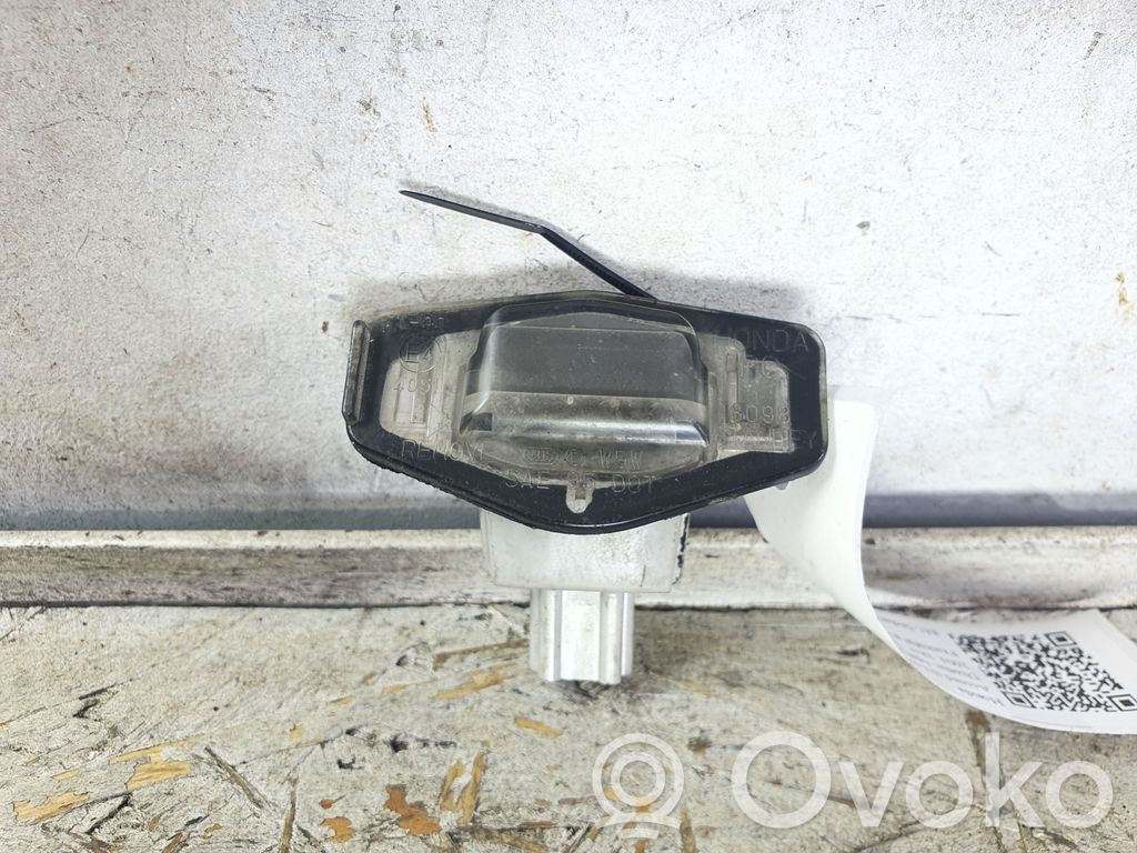 Honda Accord Lampa oświetlenia tylnej tablicy rejestracyjnej 