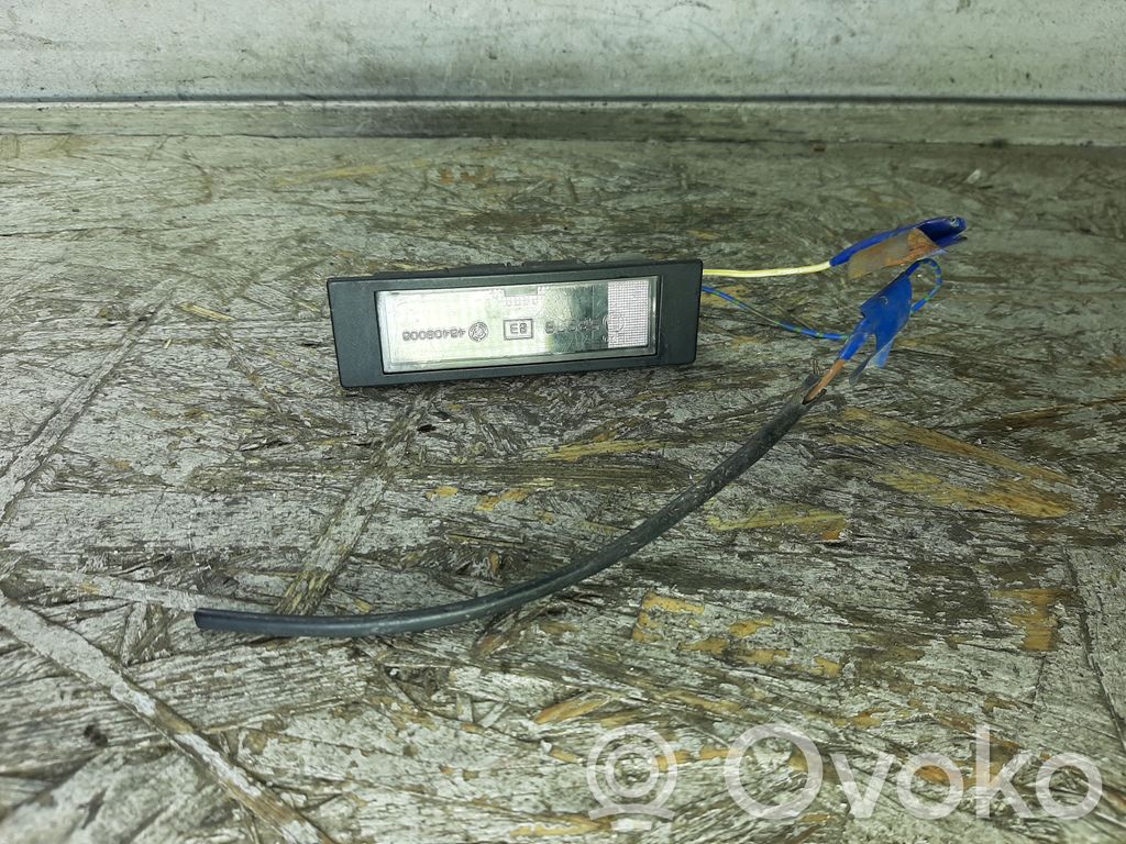 Toyota Yaris Éclairage de plaque d'immatriculation 