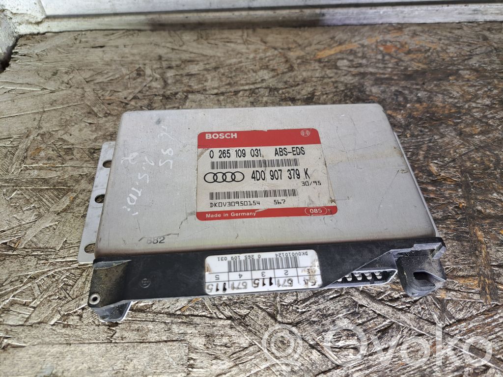 ABS control unit/module   4D0907379K,0265109031