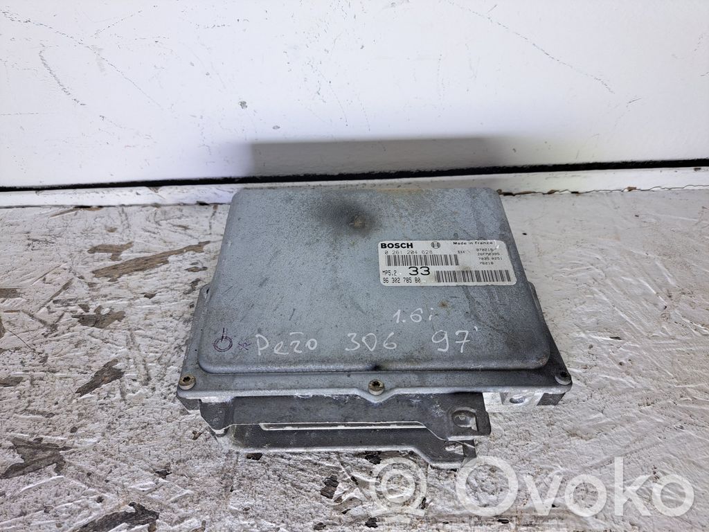Engine control unit/module   9630278580,0261204628