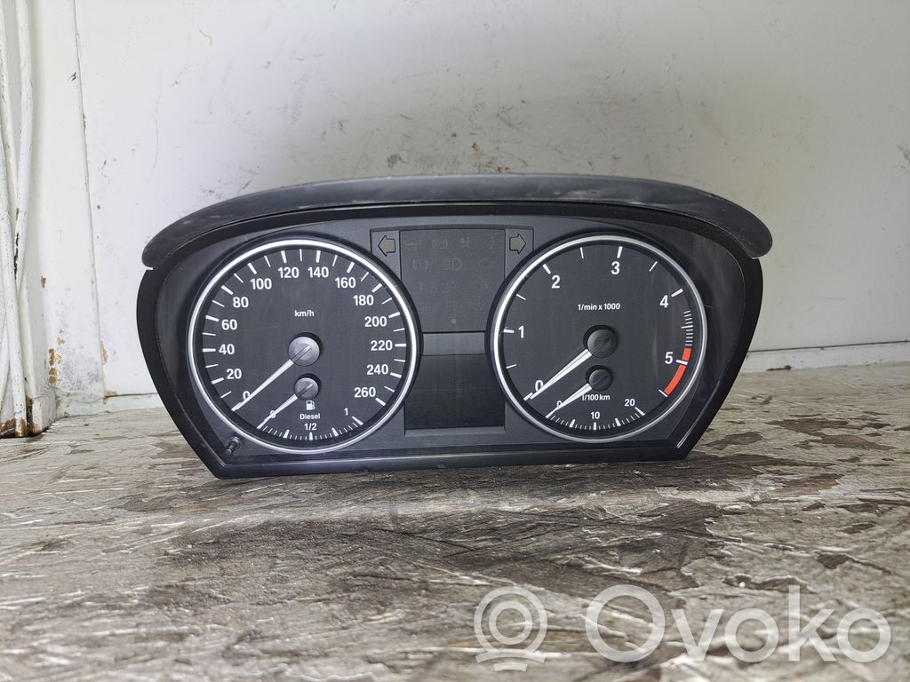 BMW 3 E90 E91 Speedometer (instrument cluster) 