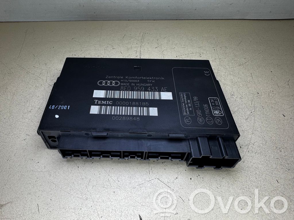 Audi A4 S4 B6 8E 8H Módulo de confort/conveniencia 