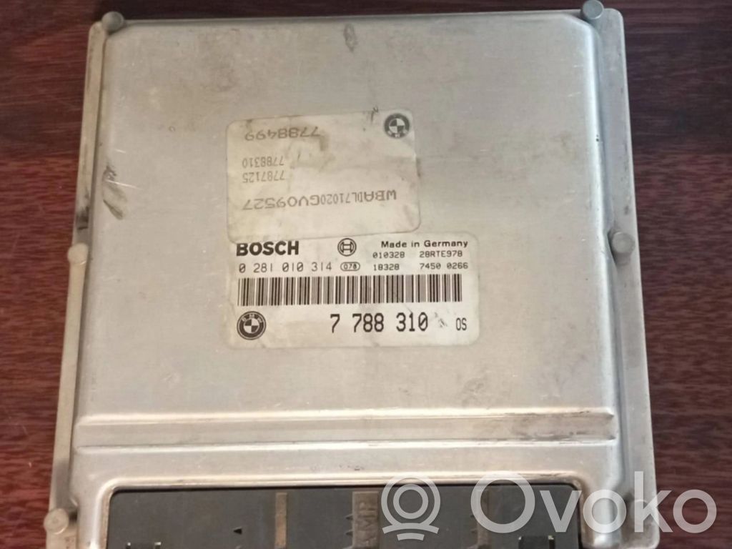 Engine control unit/module   0281010314,7788310